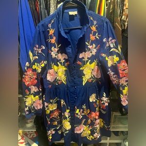 Embroidered sun dress